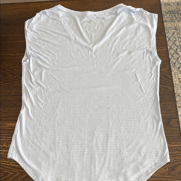 Lululemon Sweat Times Short Sleeve Size 8 Light Blue Color - Picture 9 of 9